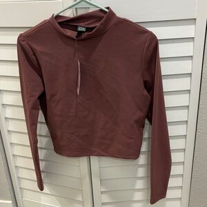 Wild Fable Dusty Rose Long Sleeve Top